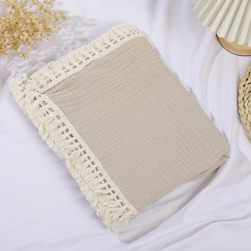 Cotton Muslin Baby Blanket