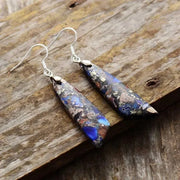 Bohemian Stone Drop Earrings