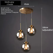 Nordic Glass Pendant Chandelier