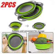 Foldable Silicone Colander Set