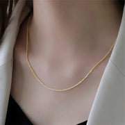 Sparkling Silver Choker Necklace