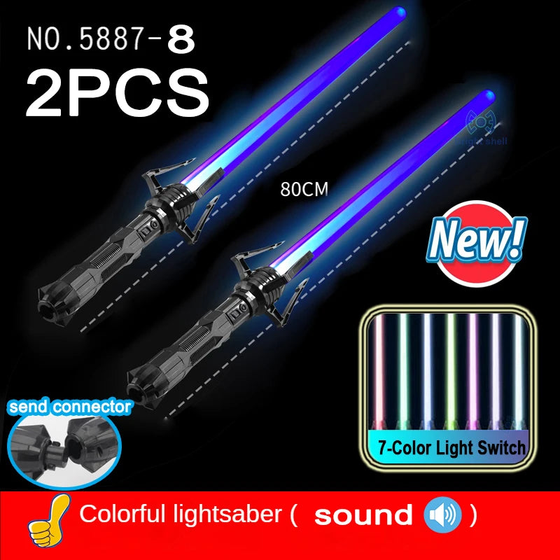 Seven-Color Light Saber Toy