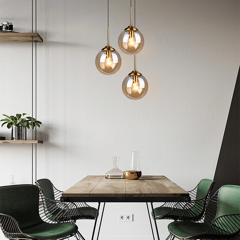 Nordic Glass Pendant Chandelier