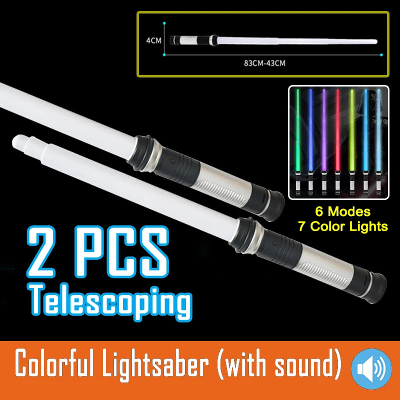 Seven-Color Light Saber Toy