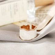 Gold Oil Drip Ring