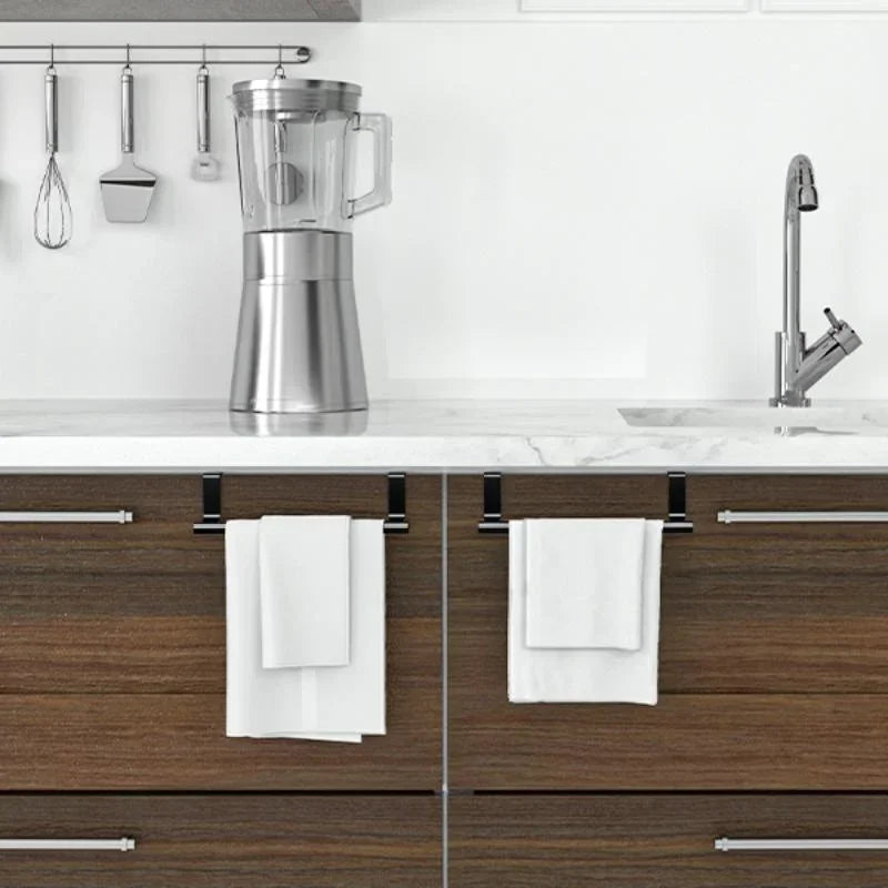 Stainless Over Cabinet Towel Rack