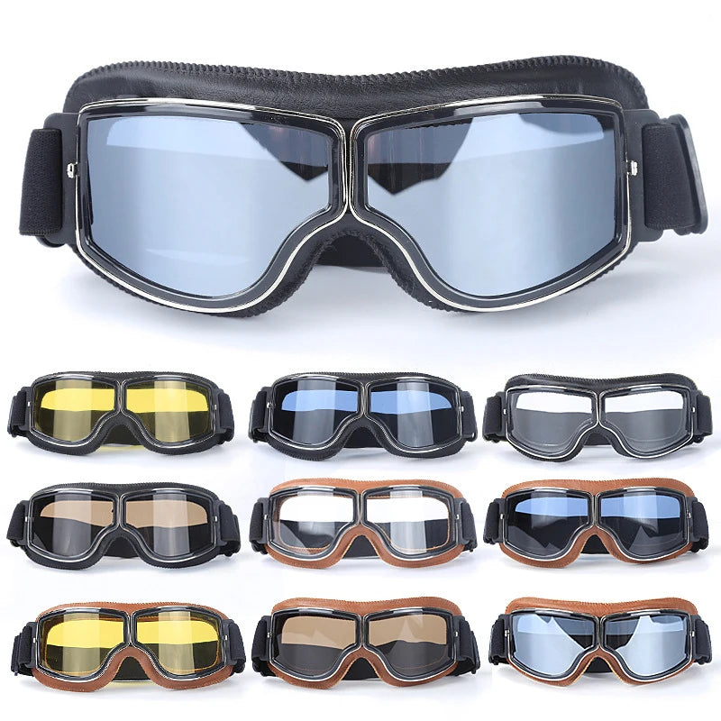 Retro Windproof Motorcycle Riding Glasses
