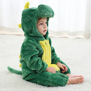 Hooded Animal Baby Romper
