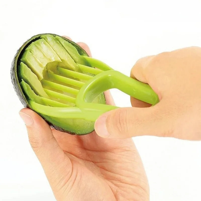 Three Function Avocado Slicer