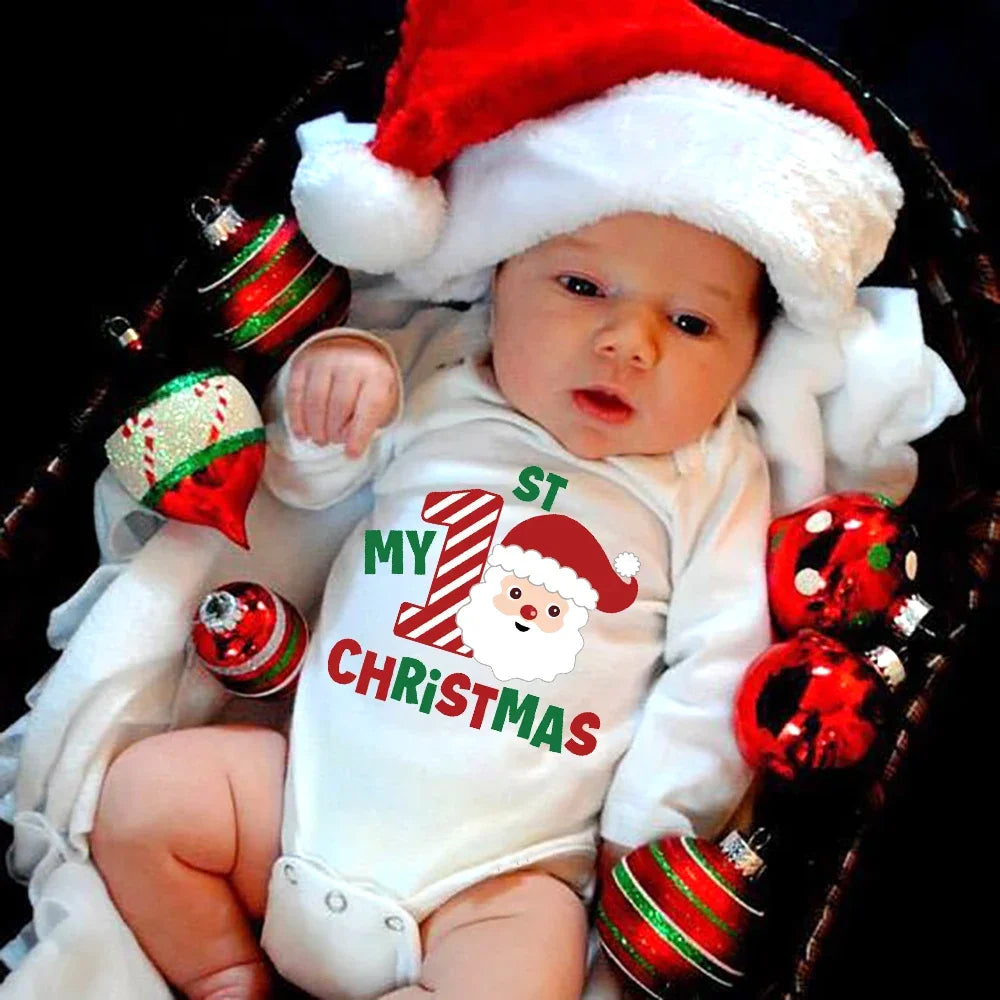 Christmas Snowman Baby Romper