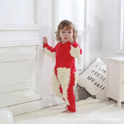 Cotton Long-Sleeve Baby Romper