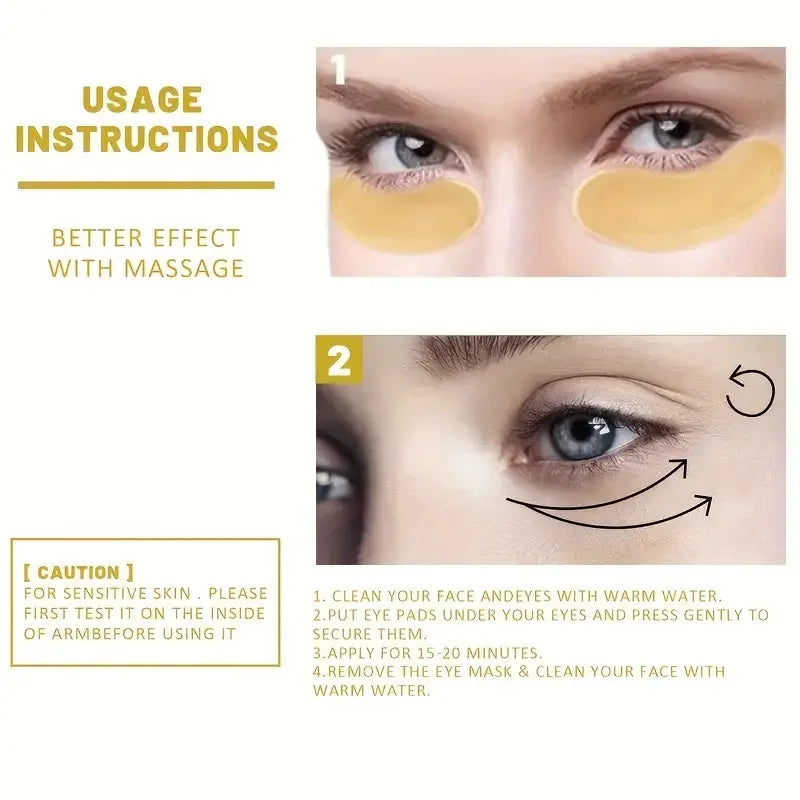 24K Gold Collagen Eye Patches