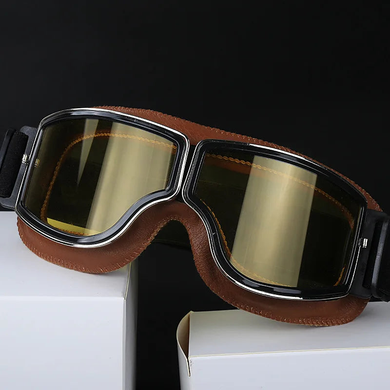 Retro Windproof Motorcycle Riding Glasses