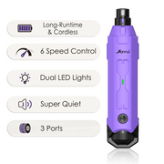 Rechargeable Six-Speed Nail Grinder