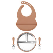 Stainless Silicone Feeding Set
