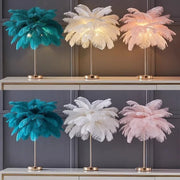 Nordic Ostrich Feather Floorlamp