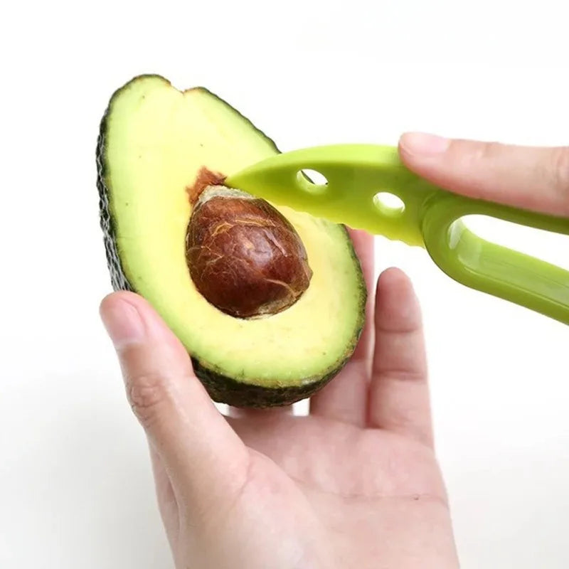 Three Function Avocado Slicer