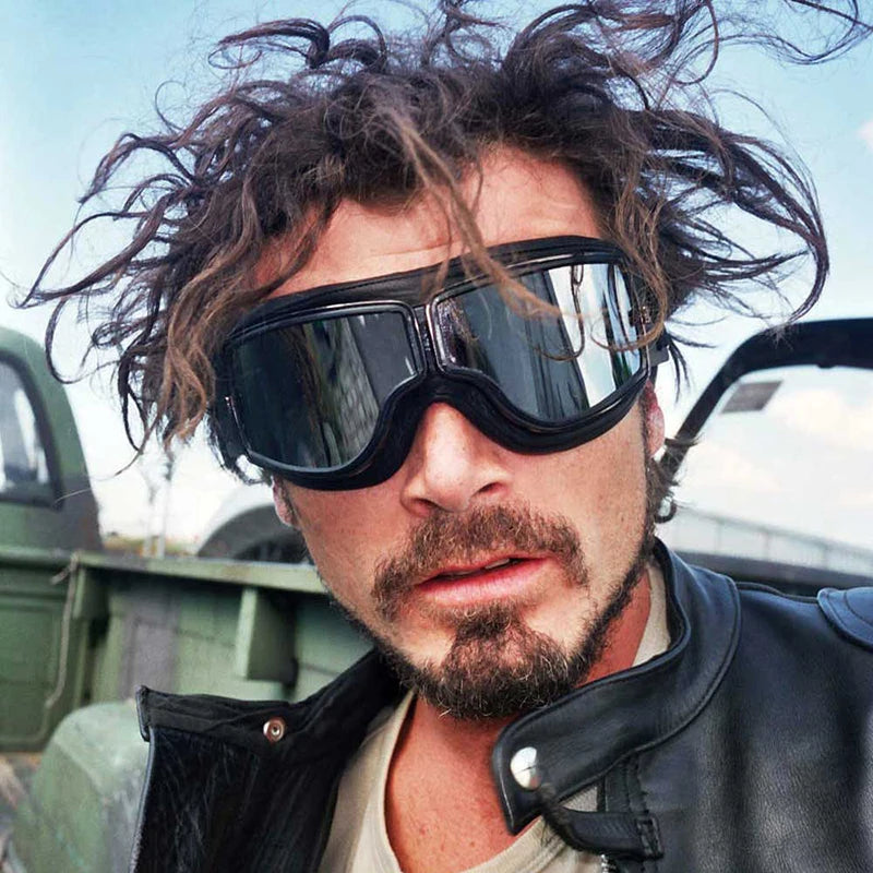 Retro Windproof Motorcycle Riding Glasses