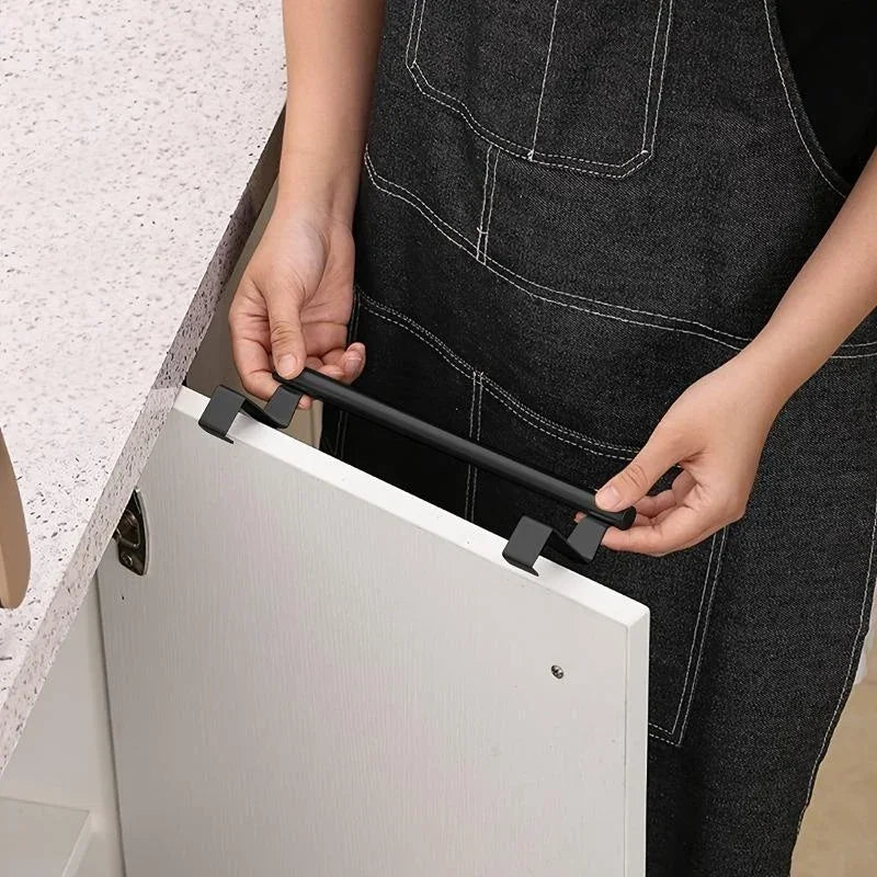 Stainless Over Cabinet Towel Rack