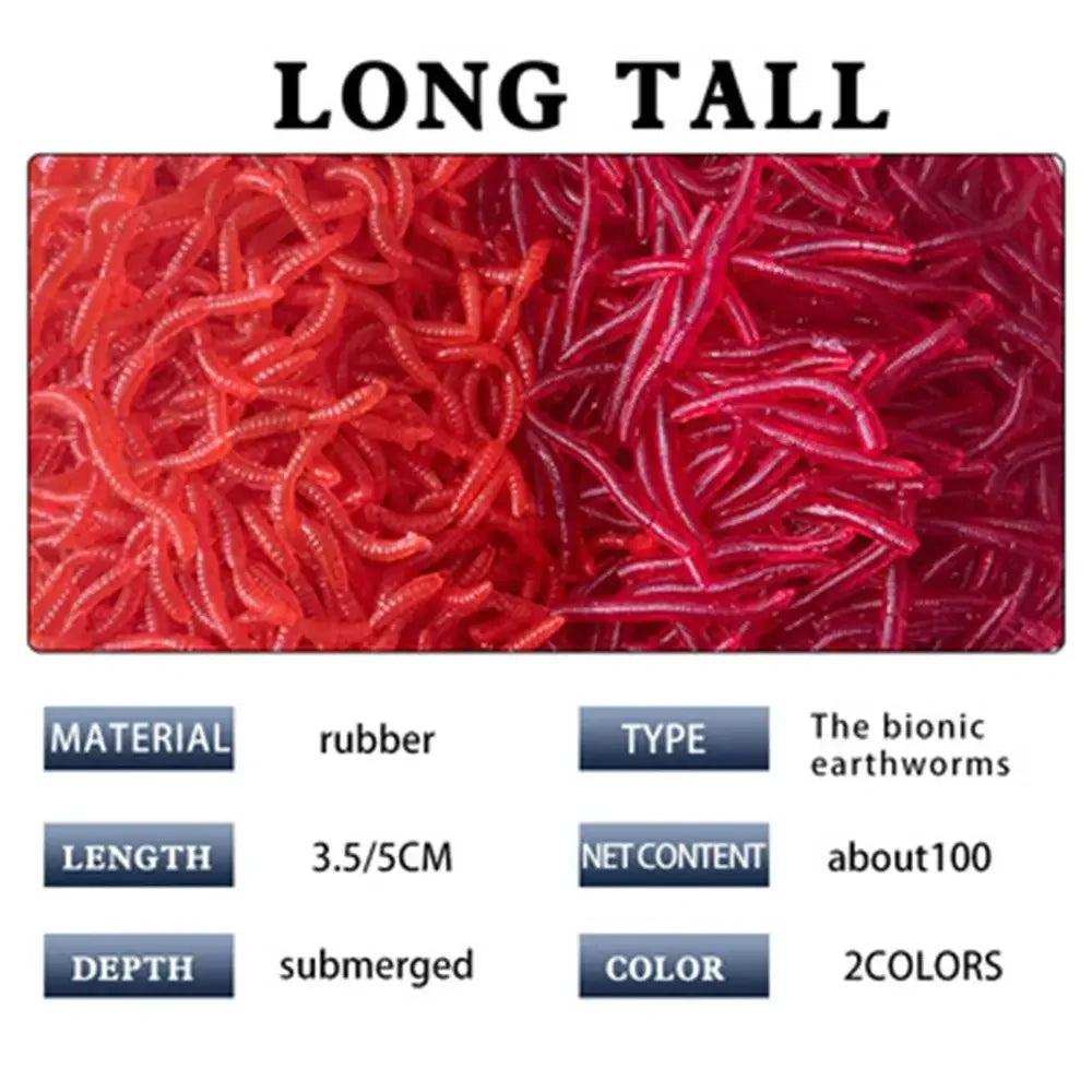 Scented Soft Fishing Worms