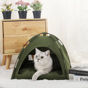 Warm Clamshell Cat Tent