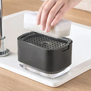 Press Soap Sponge Dispenser