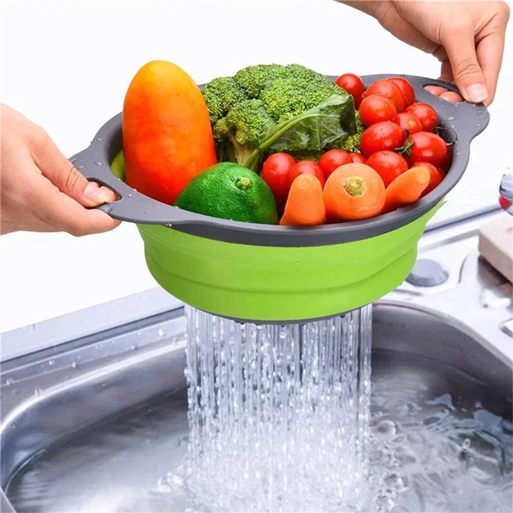 Foldable Silicone Colander Set