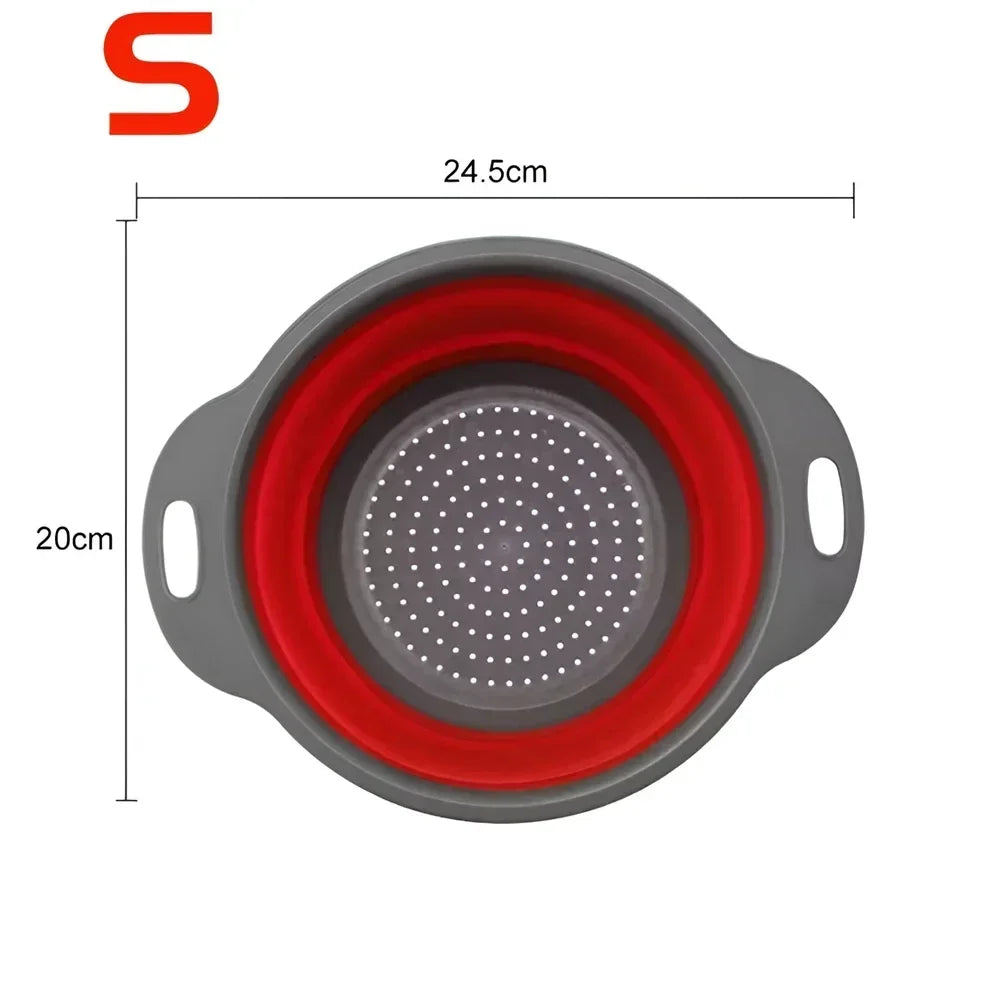 Foldable Silicone Colander Set