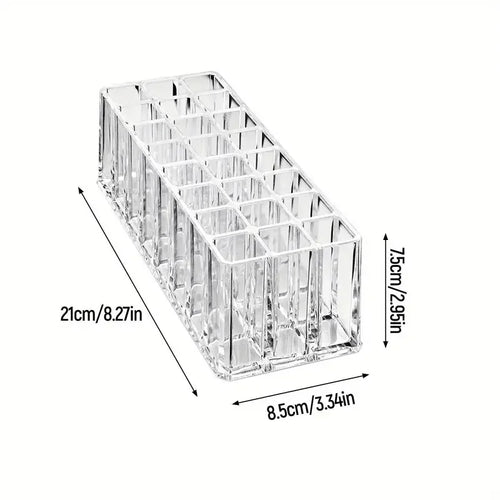 24-Slot Acrylic Makeup Organizer