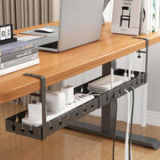 Retractable Under-Desk Cable Tray