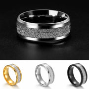Meteorite Tungsten Wedding Ring