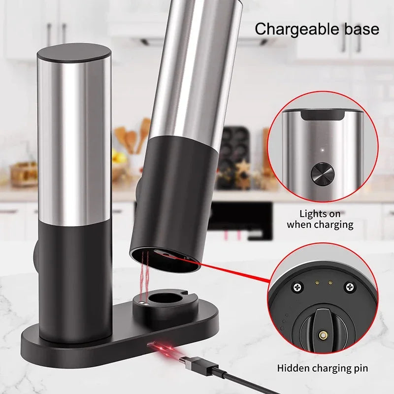 Rechargeable Electric Spice Grinder Set