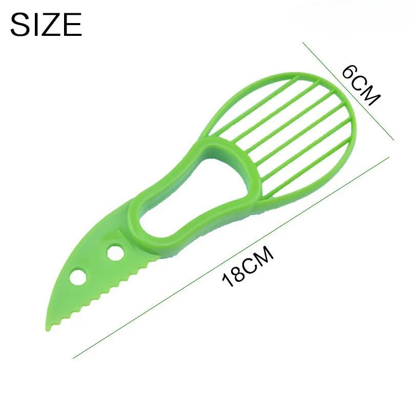 Three Function Avocado Slicer