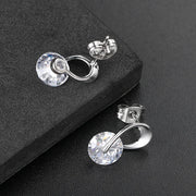 Cubic Zirconia Stud Earrings