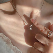 Sparkling Silver Choker Necklace