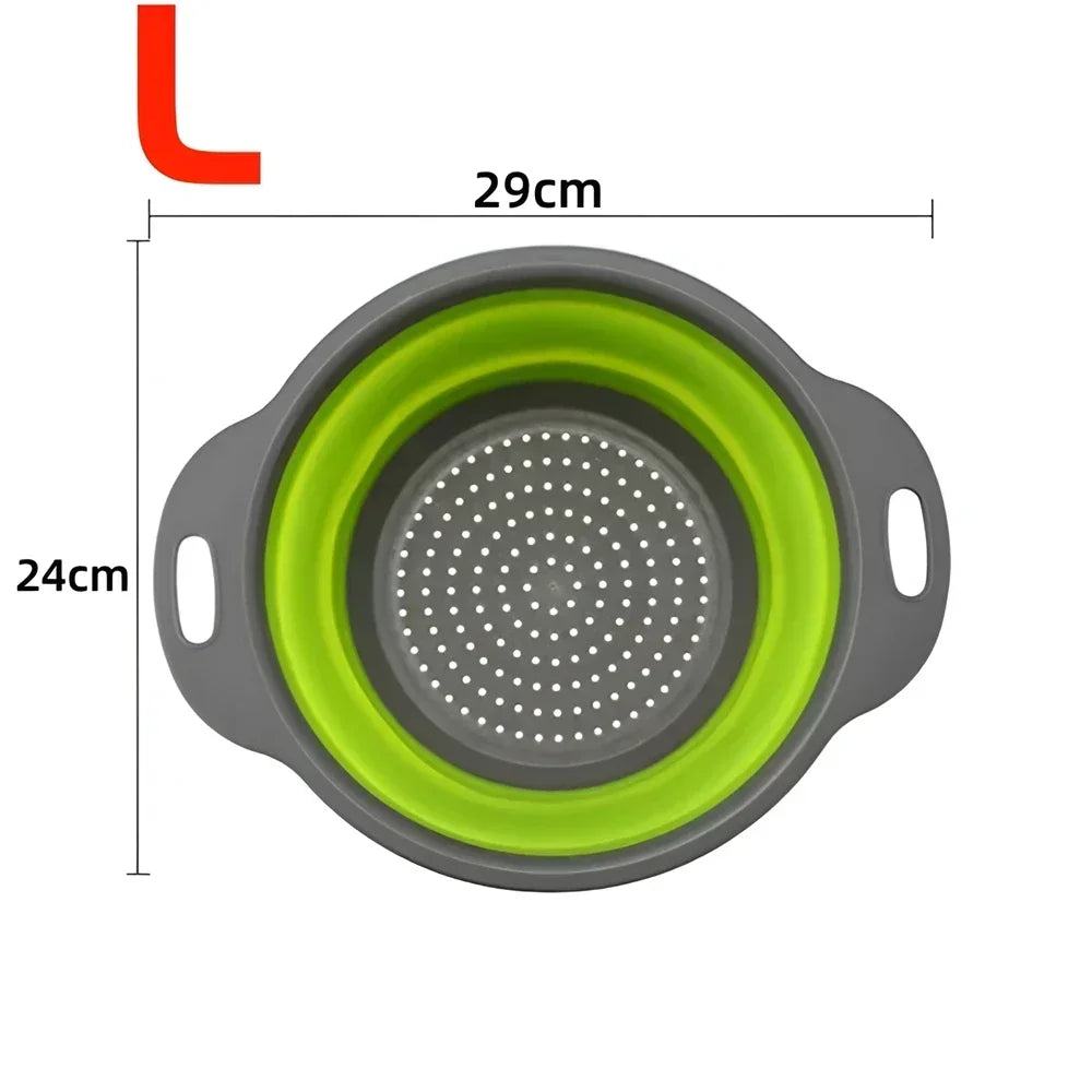 Foldable Silicone Colander Set