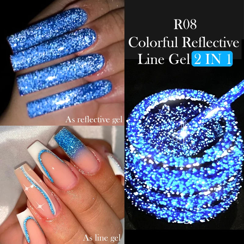LILYCUTE Reflective Glitter Liner Gel