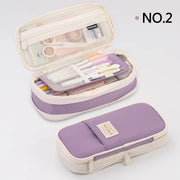 Double Layer Large Pencil Case