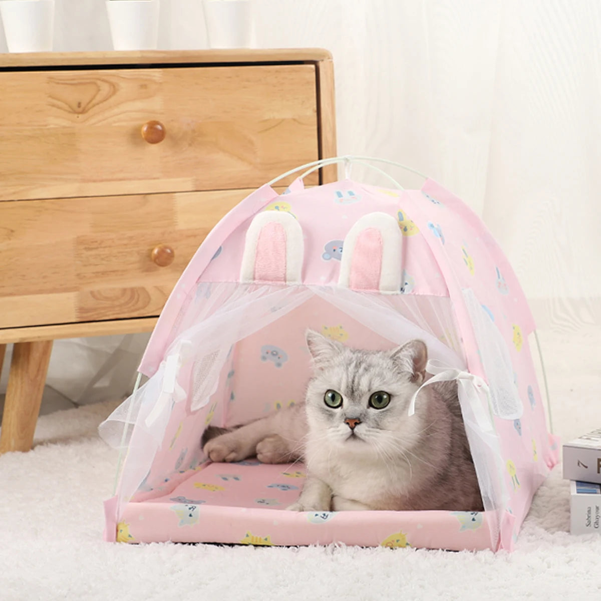 Warm Clamshell Cat Tent