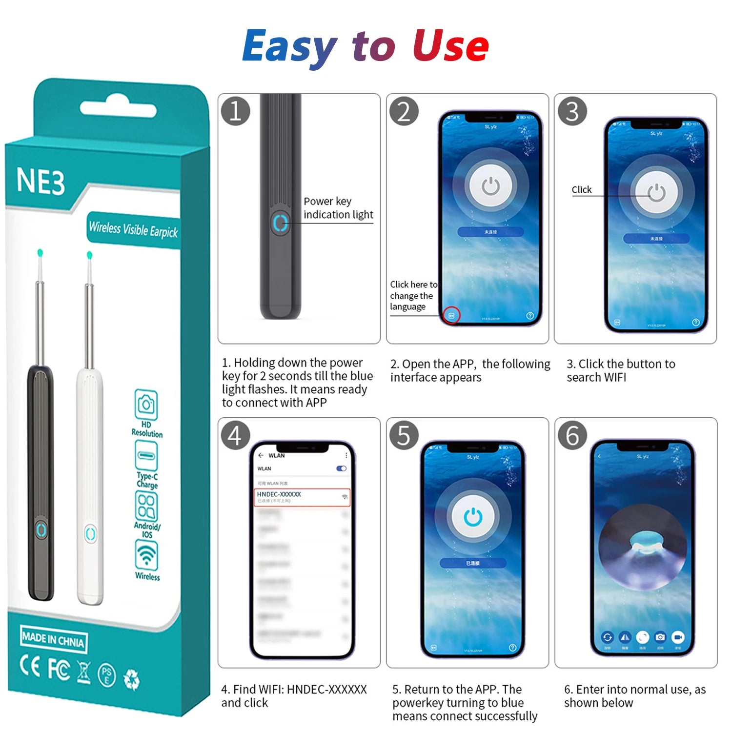 Smart HD Visual Ear Cleaner