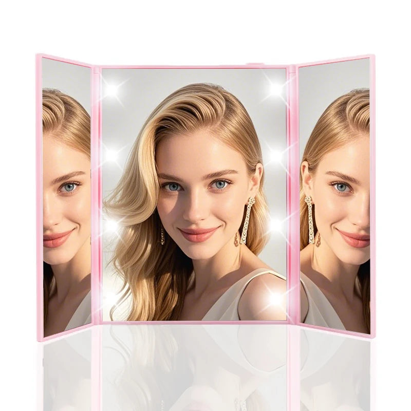 Foldable LED Makeup Mirror Stand