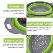 Foldable Silicone Colander Set