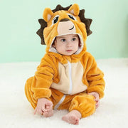Hooded Animal Baby Romper