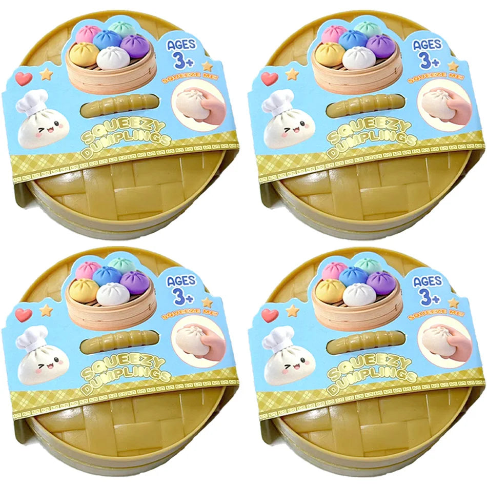 Glitter Dumpling Squishy Set