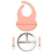 Stainless Silicone Feeding Set