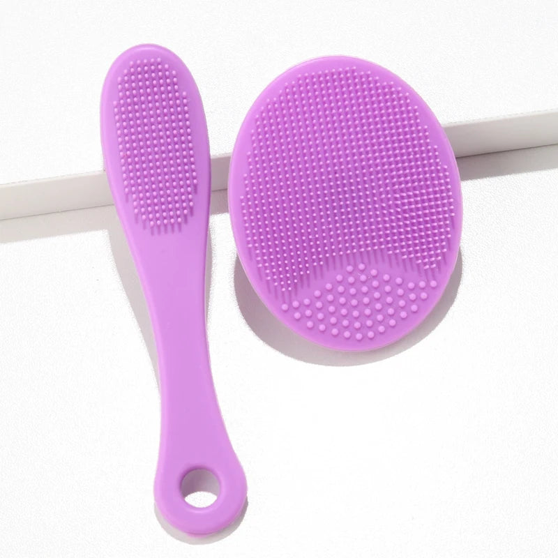 Silicone Facial Cleansing Brush Set