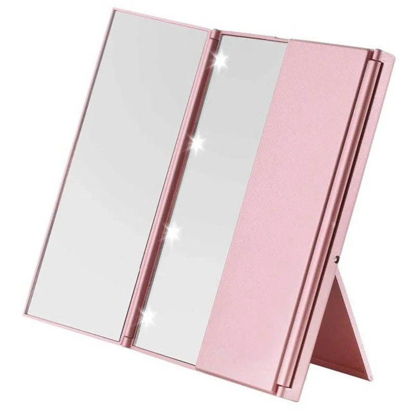Foldable LED Makeup Mirror Stand