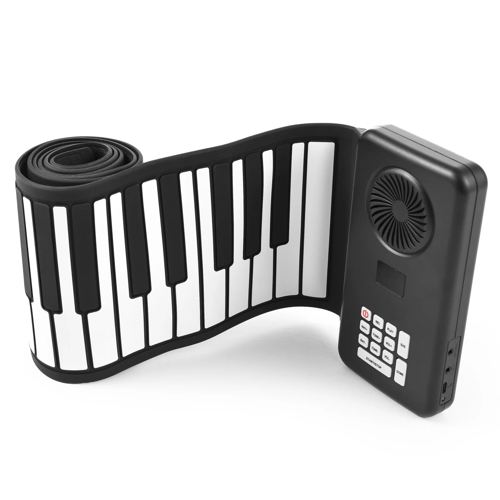 Foldable 88-Key Silicone Piano