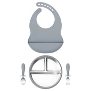 Stainless Silicone Feeding Set