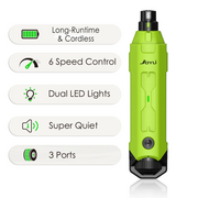 Rechargeable Six-Speed Nail Grinder